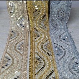 Custom made Finesse in Every Thread Embroidered <b>Laces</b> That Make a Statement. Ideal for weddings and fashion designer - Product Image 2