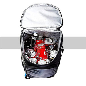 BSCI Professional Striped Polyester Custom Waterproof Ski Helmet Goggles Gloves Air Travel Snowboard <b>Backpack</b> 56-76L Capacity - Product Image 3