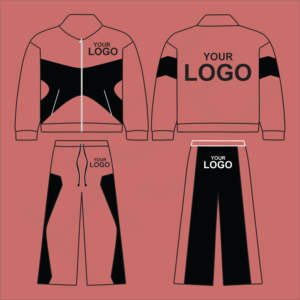Chándal con Bloques de Color OEM/ODM |   Conjunto de Chaqueta y Pantalones con Cremallera y Logotipo Personalizado - Product Image 2