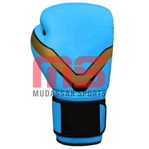 ถุงมือควบคุมแรงกระแทกพร้อมหนังวัวสีทองด้านนอกและแผ่นโฟมด้านในสำหรับการฝึกมวยไทย - Product Image 4