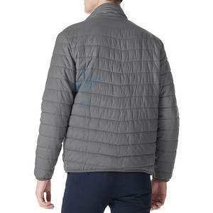 Veste d'hiver bouffante isolée pour hommes, légère, adaptée aux voyages, résistante à l'eau, OEM, sérigraphie, broderie personnalisée, voyage - Product Image 3