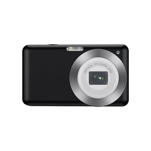 Retractable Lens Retro Portable Compact <b>Digital</b> <b>Camera</b> with 4K <b>Video</b> Built-in LED Light 12X Optical Zoom <b>Digital</b> <b>Camera</b> - Product Image 1