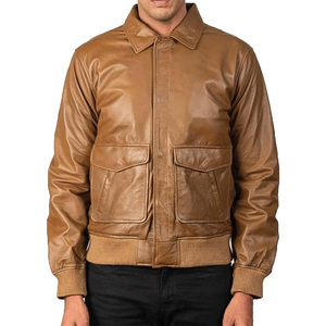 Personalized <b>Pilot</b> Bomber <b>Jacket</b> With Logo Printing Embroidery Mens Womens Casual Streetwear Outerwear Factory OEM - Product Image 4