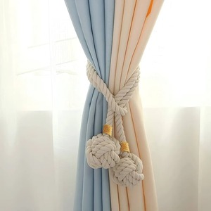 Elegant Handmade <b>Curtain</b> Holder <b>Tieback</b> Decorative Macrame Rope Holder <b>for</b> Drapes Window Treatment Home Interior Decor - Product Image 2