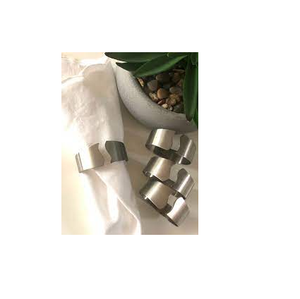 Wholesale Aluminum Napkin Holder Ring Wedding Serviette Holder Metal Shape Napkin Ring with Hot Sale Product - Product Image 5