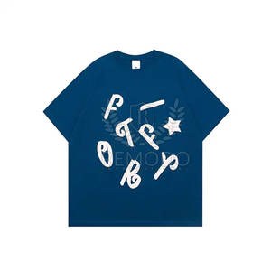 Diseñe su propio logotipo Superventas Hombres Puff Impresión Camisetas Secado rápido Transpirable Puff Impresión Camisetas - Product Image 2