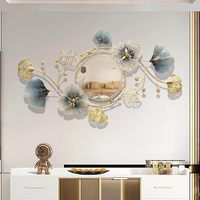 Espejo Decorativo de Pared Mini, Moderno y Elegante, de Metal con Textura 3D Negra, Diseño Art Deco, Hecho a Mano, Decoración para el Hogar, Regalo de Cumpleaños, Ramadán