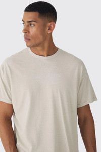 T-shirt surdimensionné en coton 100% de haute qualité, impression sérigraphique personnalisée, OEM ODM, unisexe, impression sérigraphique vierge, fabriqué au Pakistan - Product Image 5