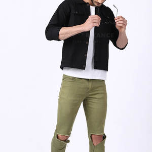 แจ็กเก็ตยีนส์สำหรับผู้ชายเสื้อแจ็คเก็ตสำหรับใส่ในฤดูหนาวดีไซน์ล่าสุด - Product Image 6