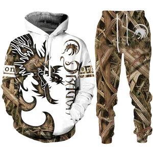 Dragon Tattoo 3D Print Hommes Femmes Survêtement Ensembles Casual Hoodie + Pantalon 2pcs Sets Oversized Sweatshirt Fashion Men Clothing - Product Image 4