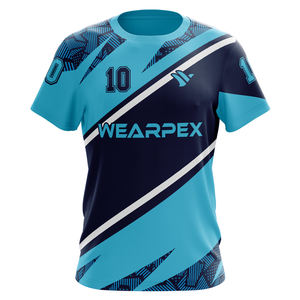 Maillots de football respirants de haute qualité en gros, design personnalisé, uniforme d'équipe, ensembles de maillots de football pour hommes - Product Image 2