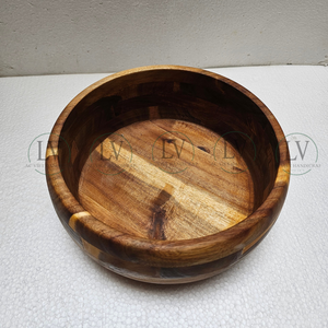 Utensilios de Cocina Vietnamitas al por Mayor, Tazones de Madera para Servir, Platos de Madera para Restaurantes, Vajilla Rústica para Fiestas, Listos para Enviar - Product Image 1