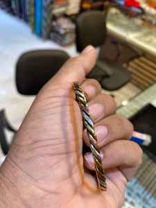 Handmade 3 Metal Fashion Bracelet-<b>Copper</b> Silver Brass <b>Bangle</b> for Gifts - Product Image 4