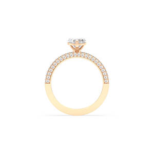 REYES Hip Hop 14K oro sólido HPHT CVD laboratorio cultivado diamante solitario anillo para mujer lujo IGI certificado regalo de boda joyería - Product Image 5