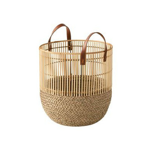Artisan Handmade Seagrass Basket Organisateur élégant et fonctionnel pour les fruits, les collations, le pain et les accents décoratifs - Product Image 1