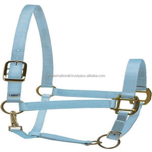 Meilleure vente licol de cheval en Nylon multicolore léger avec matériel en laiton réglable de qualité supérieure au prix de gros fabriqué en inde - Product Image 1