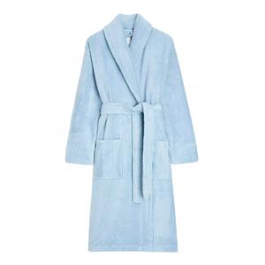 High Quality <b>100</b>% <b>Cotton</b> Breathable Soft Absorbent Waffle Fabric Sexy Vintage Plus Size Women's Knee Length Drawstring Robe - Product Image 6