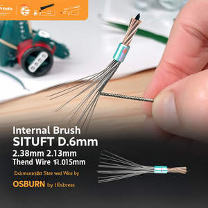 Internal <b>Brush</b> SITUFT D.6mm 2.38mm Wire Thickness 0.13mm Steel Wire by OSBORN - Product Image 3