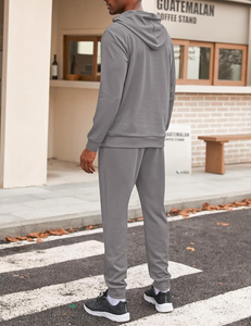 Ensembles de survêtements en polaire Eversoft Joggers tricotés respirants avec poches brodées Pantalons de survêtement fuselés à coupe décontractée pour l'automne - Product Image 4