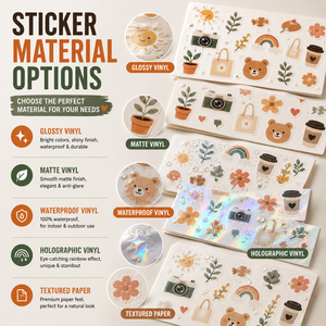 Hojas de Pegatinas Personalizadas Estilo Cottagecore, Lindas Pegatinas Decorativas para Diario con Diseños de Comida, Plantas y Animales - Product Image 4