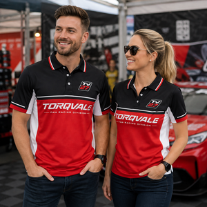 Custom Racing Fan Polo Shirts Motorsport Team Color Block Spliced Pique Printed Logo Short Sleeve Motor Race Event Uniform - Product Image 1