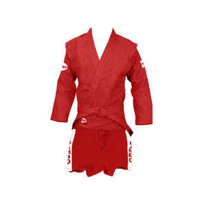 Traje de Sambo Juvenil, Ropa Deportiva Personalizada para Niños, para Entrenamiento de Karate, Taekwondo y Judo, Hecho de Poliéster y Algodón Elástico, Pantalones Cortos - Product Image 1