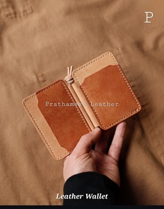 Cartera de cuero Carry-All para hombre, precio al por mayor seguro, carteras clásicas hechas a mano, billetera de cuero increíble con estilo de negocios para hombre - Product Image 5