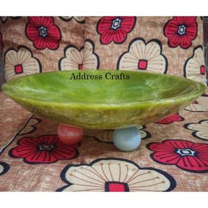 Bol à fruits en résine à texture marbrée, dernier design, forme ronde, bols à salade en résine, table, bols à dessert en résine faits à la main, plateaux - Product Image 4