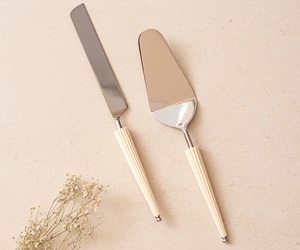 Serveur de gâteau en métal dans un nouveau Style fait à la main look personnalisé outil de gâteau en métal dans un nouveau Design nouveaux couverts en métal nouvel ensemble de couverts - Product Image 6