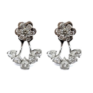 Bijoux de Fiançailles Mignons à Délai de Livraison Courte, Logo Gravé au Laser, Meilleure Qualité, Or Blanc Massif 18 carats, Diamant Naturel Taille Brillant - Product Image 1