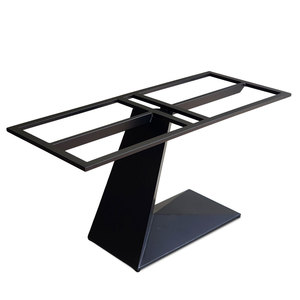 Heavy Duty <b>Cast</b> Iron Dining Table Legs CHBBA005 <b>Powder</b>-Coated Industrial Luxury Design Styles for Kitchen Hotel Park Furniture - Product Image 1
