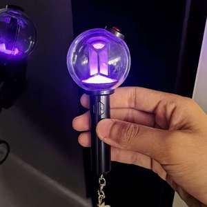 Wholesale High-quality BT21 <b>Light</b> Stick <b>LED</b> Keychains for TV Movie Character Style Portable <b>Mini</b> Backpack Charms Version - Product Image 5