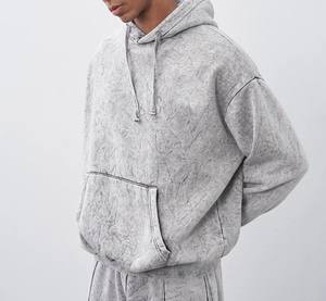 Chándal Informal Transpirable de Algodón para Hombre, Lavado Ácido, Totalmente Personalizado, Nueva Moda, Venta Caliente, Alta Calidad, Precio Económico - Product Image 5