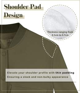 Manteau décontracté à manches longues et boutons pour femmes, avec poches, design et couleur personnalisés, blouson universitaire d'automne, vêtements d'extérieur - Product Image 6