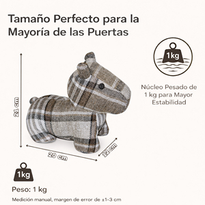 Tope de Puerta Decorativo Multifuncional, Suave y Seguro, Diseño de Transportador a Prueba de Viento para Dormitorio y Sala de Estar - Product Image 3