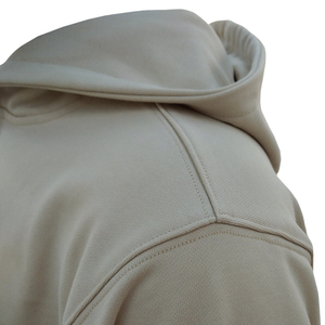 Personalizado Hombres Raw Hem Cut Edge Sudadera con capucha Relax Fit Pullover Impresión Sudaderas Unisex Sin cuerda Casual Sudaderas con capucha para los hombres - Product Image 5