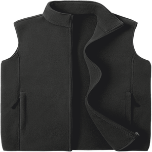 Chaleco Ligero Sin Mangas de Polar |   Chaqueta Casual Abrigada con Cierre para Exteriores, Talla Grande, para Senderismo |   Venta al por Mayor de Fábrica OEM - Product Image 3