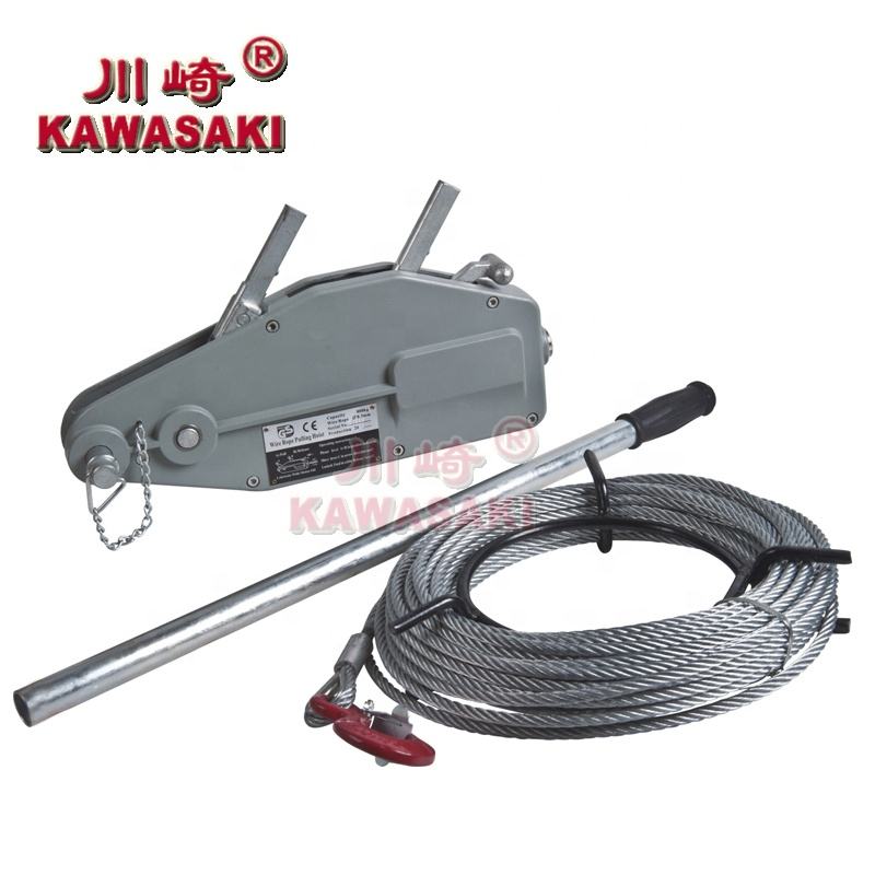 Wire Rope Hand KAWASAKI Wire Rope Hand Tirfor - 0.8ton to 5.4ton Capacity