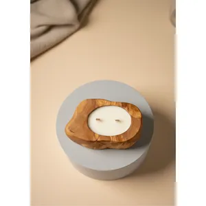 Portavelas de Madera con Soporte para Velas de Té, para Decoración del Hogar, Bodas y Navidad - Product Image 1