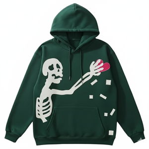 Sudadera con Capucha de Algodón 100% de Alta Calidad al por Mayor, Personalizada con Serigrafía, Impresión 3D con Relieve, Logotipo, Sudadera Extra Grande para Hombre sin Forro - Product Image 5