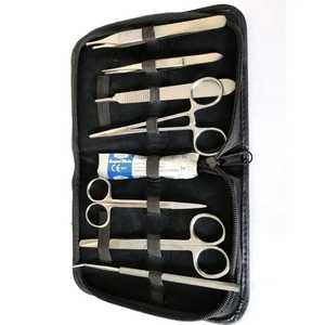 Kit de instrumentos de sutura quirúrgica, herramienta para estudiantes de medicina, Kit de ejercicio, equipo experimental anatómico de acero inoxidable - Product Image 5