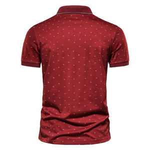 Polos Premium para hombre, estampado completo de algodón orgánico, de talla grande, Polos para hombre, de algodón 100% Premium Polos, logotipo personalizado - Product Image 3