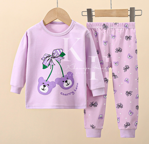 Haute qualité 2 pièces filles garçons pull pantalon ensemble meilleure qualité à manches longues automne hiver vêtements pour enfants - Product Image 5
