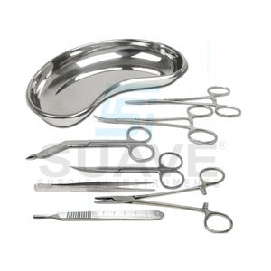 Meilleur fournisseur Nouveau produit de marque Logo personnalisé Meilleure vente Ensemble d'instruments pour pansements chirurgicaux par SUAVE SURGICAL INSTRUMENTS - Product Image 1