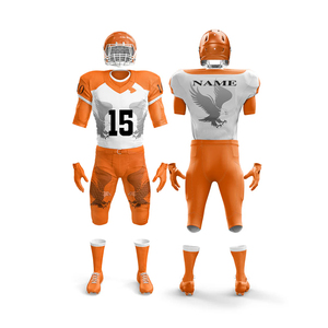 Uniformes de Fútbol Americano de Verano de la Mejor Calidad, 100% Poliéster, Hechos a Medida, OEM, Tallas Grandes, Secado Rápido y Transpirables - Product Image 1