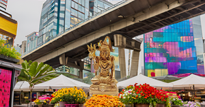 Estatua de escultura de Dios hindú de latón hecha a mano, diseño Art Deco para templo Pooja o mesa de oficina, artesanía de Metal - Product Image 5