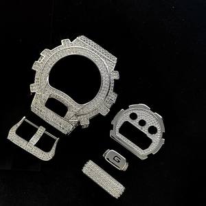 Nouvelle montre tendance hip-hop avec design glacé, collection de lunettes de montre personnalisées, boîtier de montre personnalisé, bracelet - Product Image 2