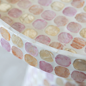 โต๊ะข้างมุกสุดชิคโต๊ะถูพื้นแบบฝังพื้นขัดมันเหมาะสำหรับห้องนั่งเล่นงานแฮนด์เมดในเวียดนาม - Product Image 3