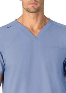 Scrubs d'été pour hôpitaux best-seller Ensemble de gommage pour infirmière imprimé logo personnalisé Combinaison chirurgicale anti-rides pour les mains - Product Image 3