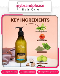 Champú de queratina de marca personalizada para el cuidado diario del cabello Etiqueta privada Reparación de cabello Su logotipo Producción a granel para el cuidado de la piel Línea de cuidado del cabello - Product Image 4